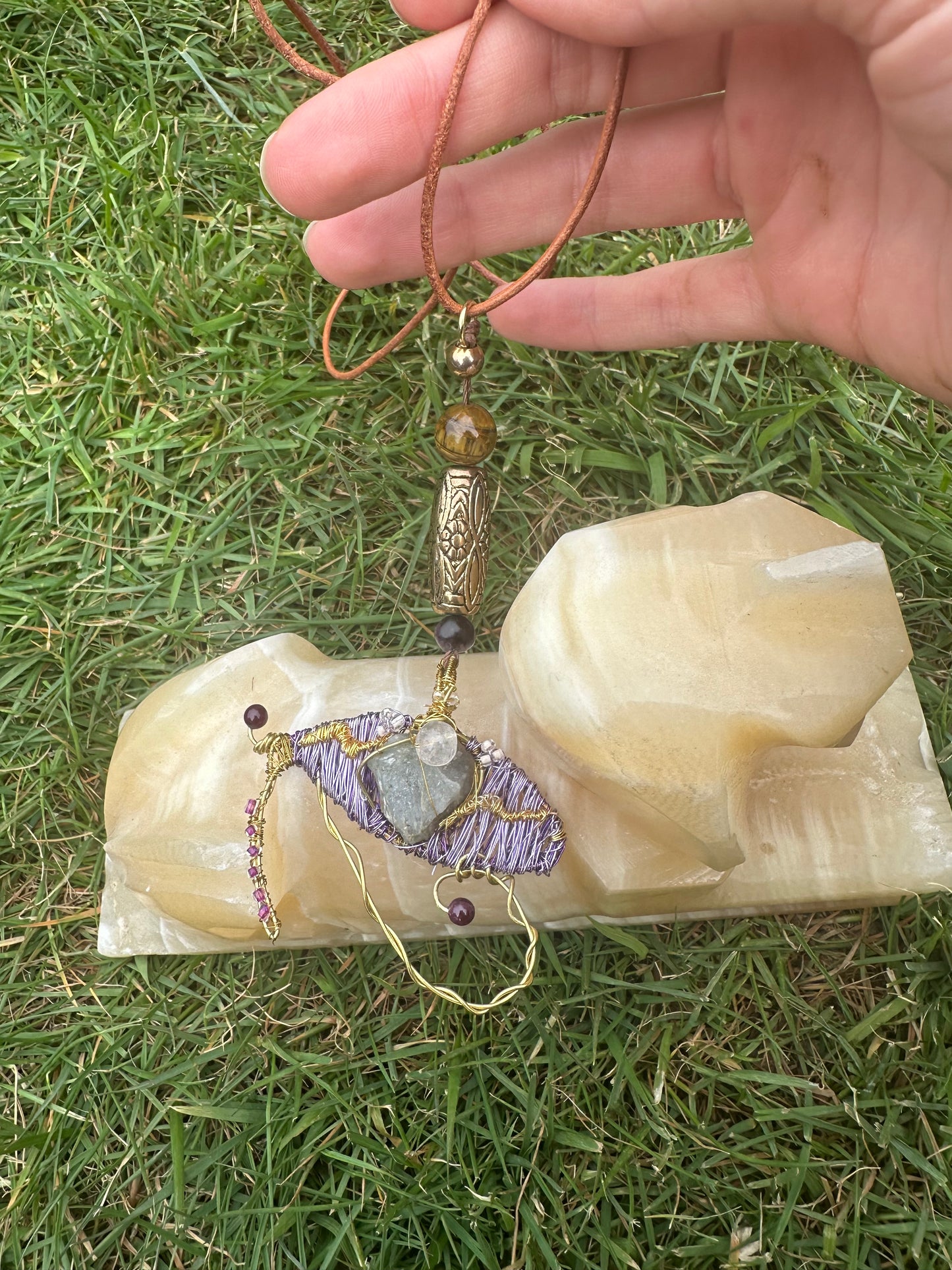 EYE OF HORUS 👁️ Wire Wrapped Pendant