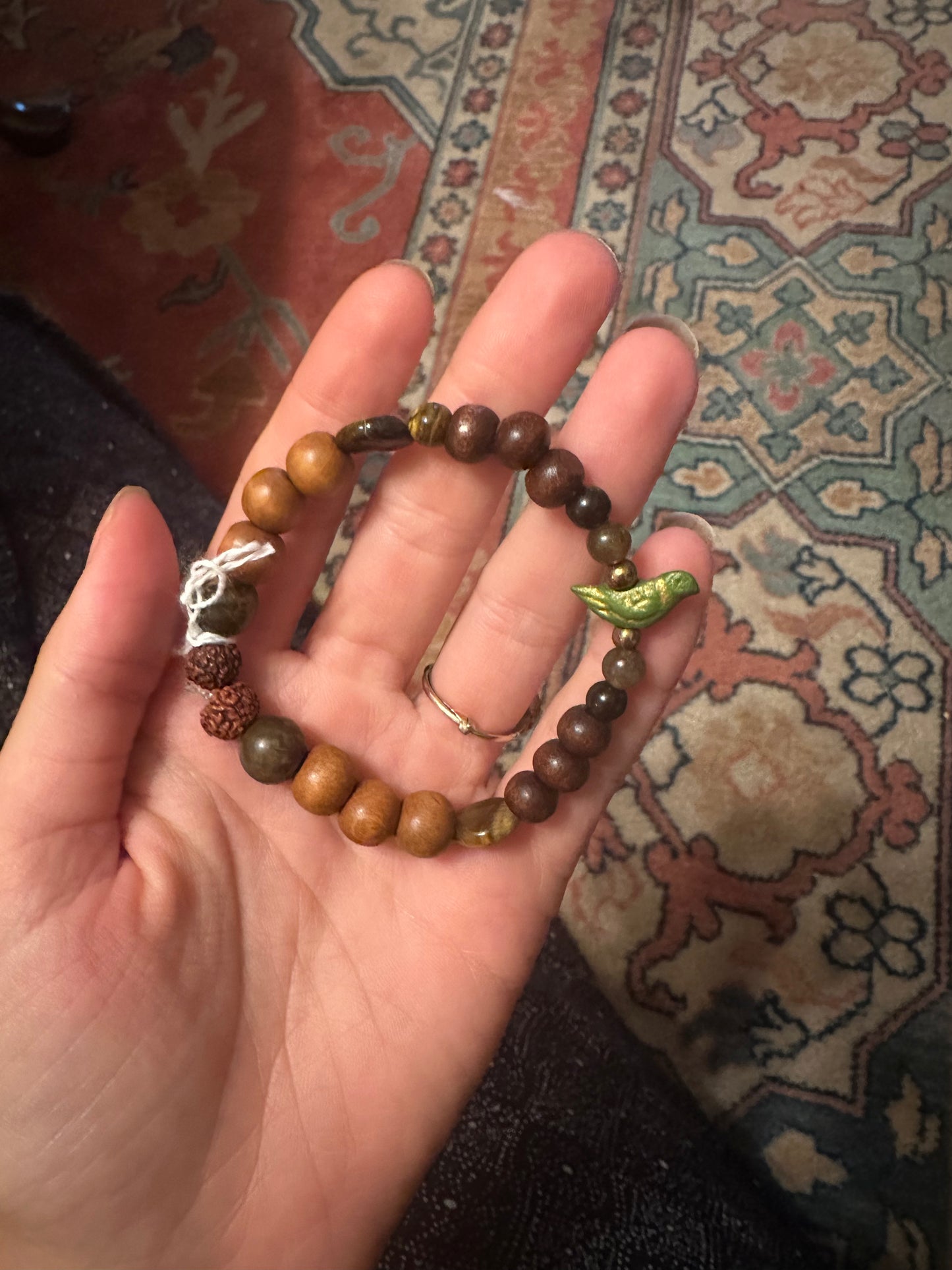 Magic birdy wooden bracelet