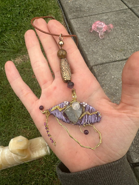 EYE OF HORUS 👁️ Wire Wrapped Pendant
