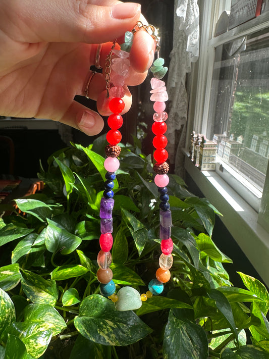 Elemental Strength choker 🧡🩷❤️💚