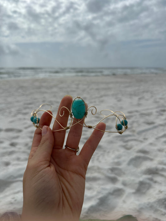 Turquoise Goddess Crown 👑🩵